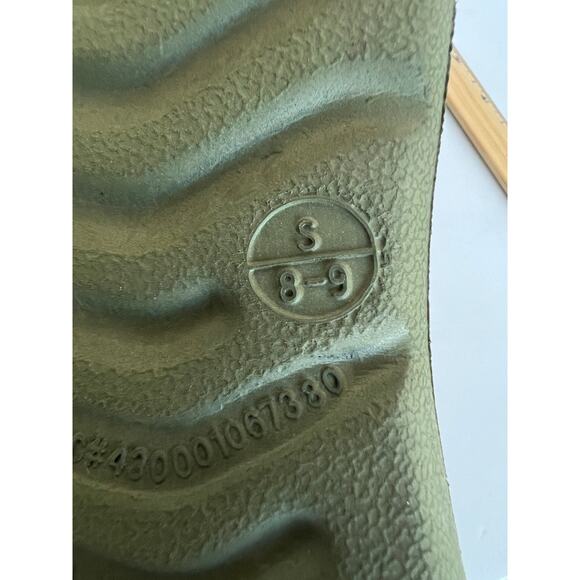 OT Revolution Camo Green and Brown Men’s Rubber Water Slip On Shoes Small  8-9 - Picture 9 of 10